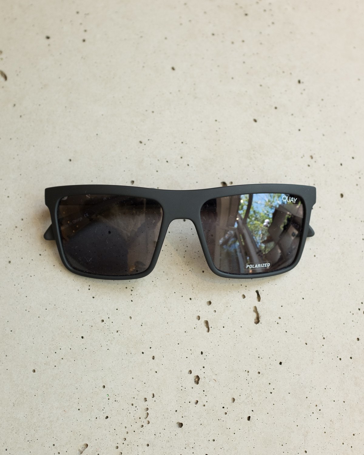 Quay Australia Let It Run sunglasses in matte black QUAY AUSTRALIA Let It Run Sunglasses - Matte Black/Smoke  main image 2