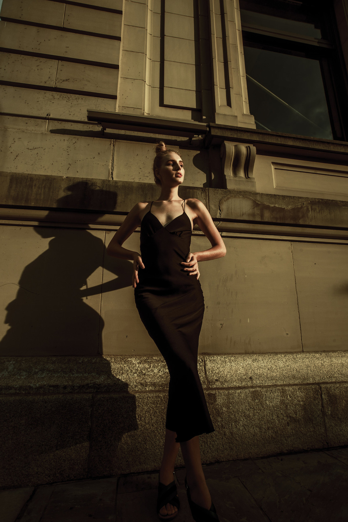 Line by K Florence Slip Dress - Black - Image 1 of 10