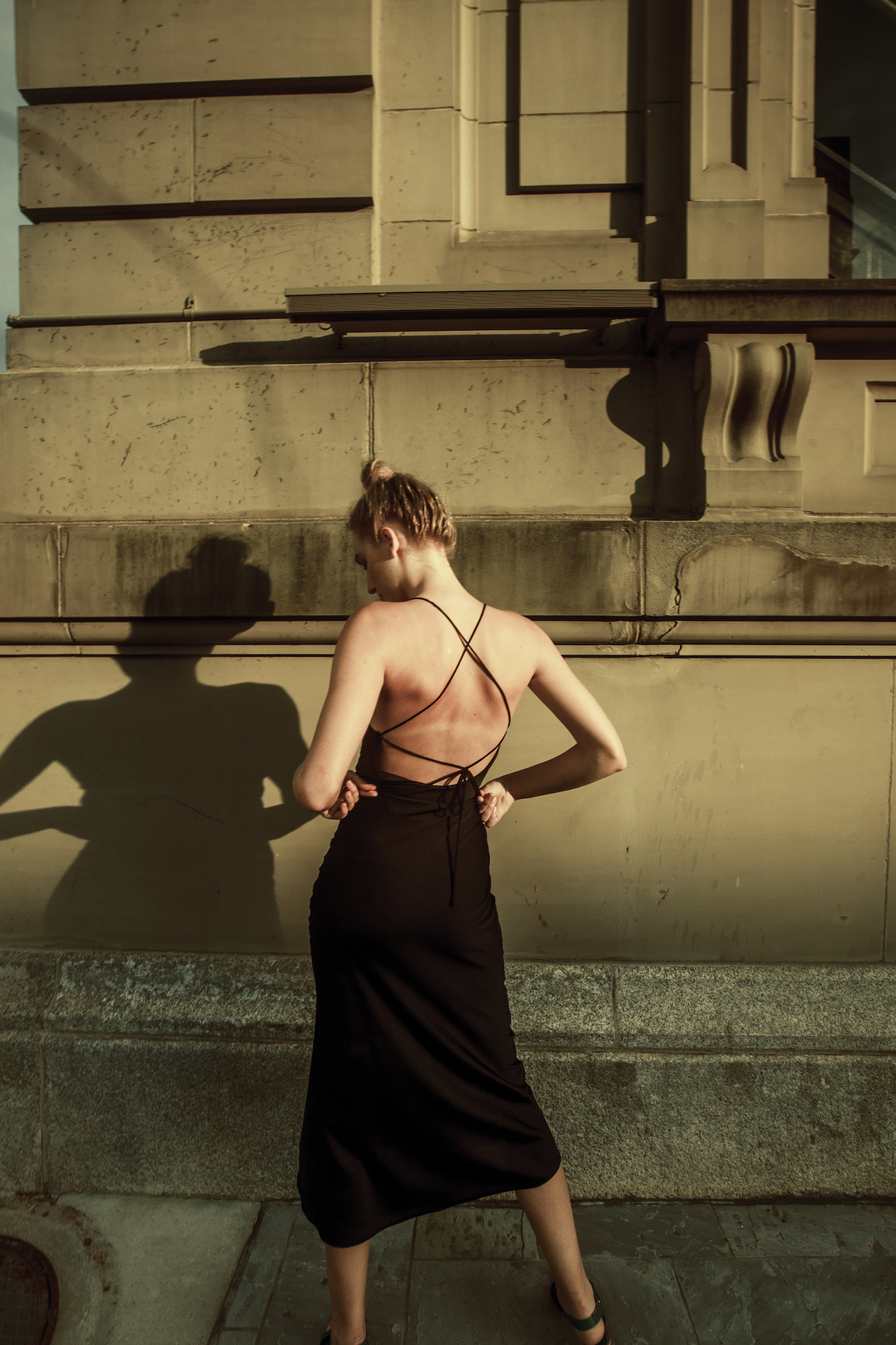 Line by K Florence Slip Dress - Black - Image 2 of 10