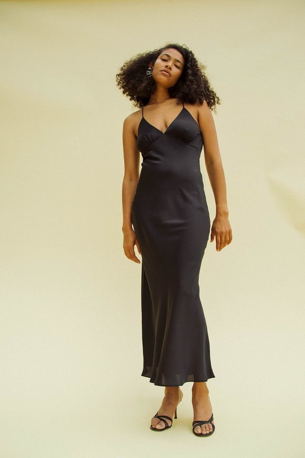 Line by K Florence Slip Dress - Black