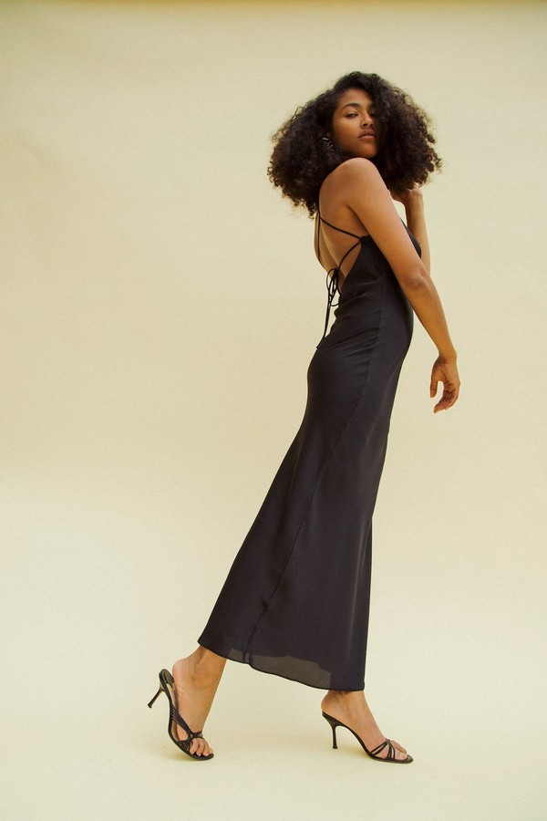 Line by K Florence Slip Dress - Black