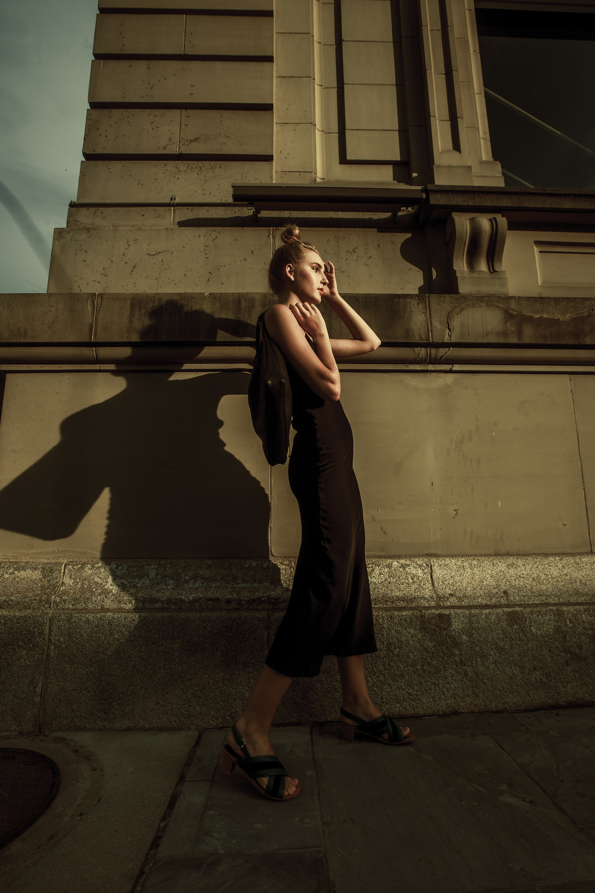 Line by K Florence Slip Dress - Black - Image 8 of 10