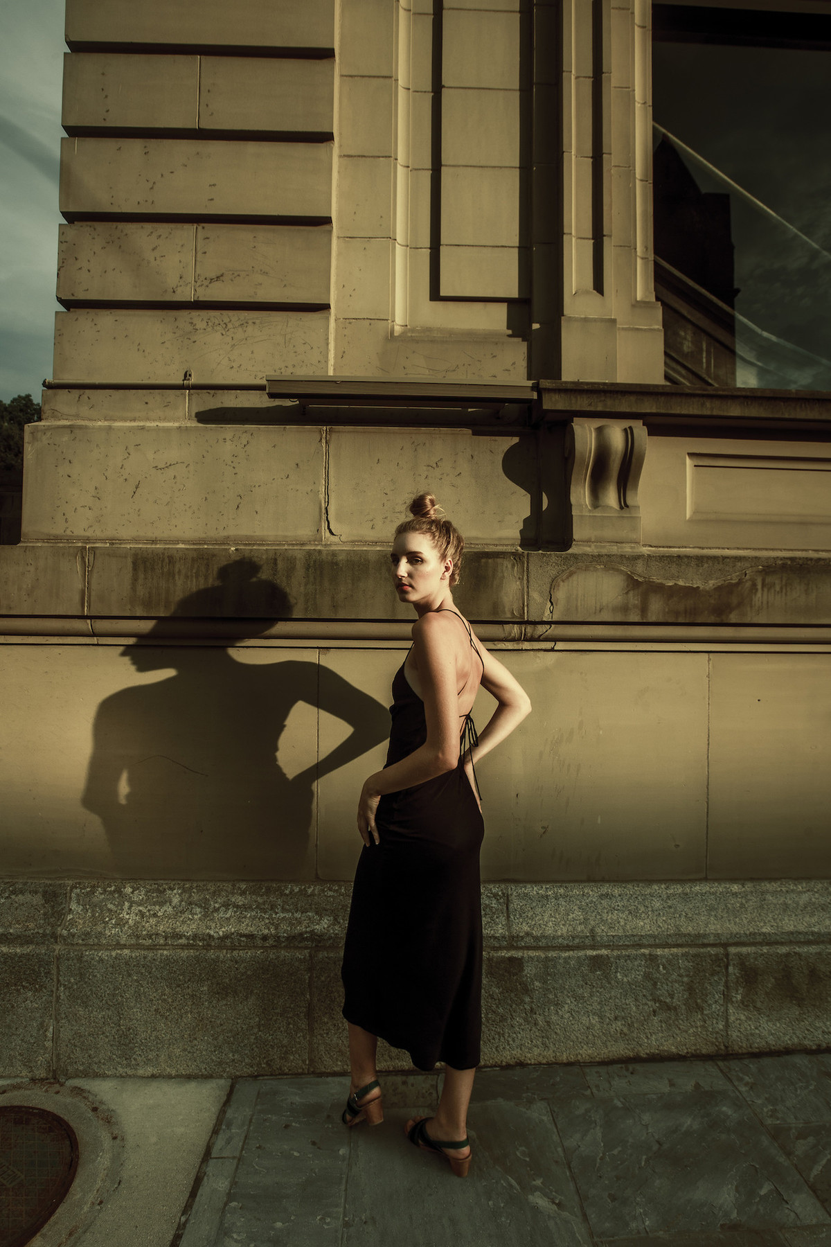 Line by K Florence Slip Dress - Black - Image 10 of 10