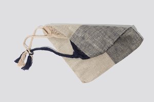 Marta Buda Woven Market Bag - Navy/Ivory Marta Buda Woven Market Bag - Navy/Ivory