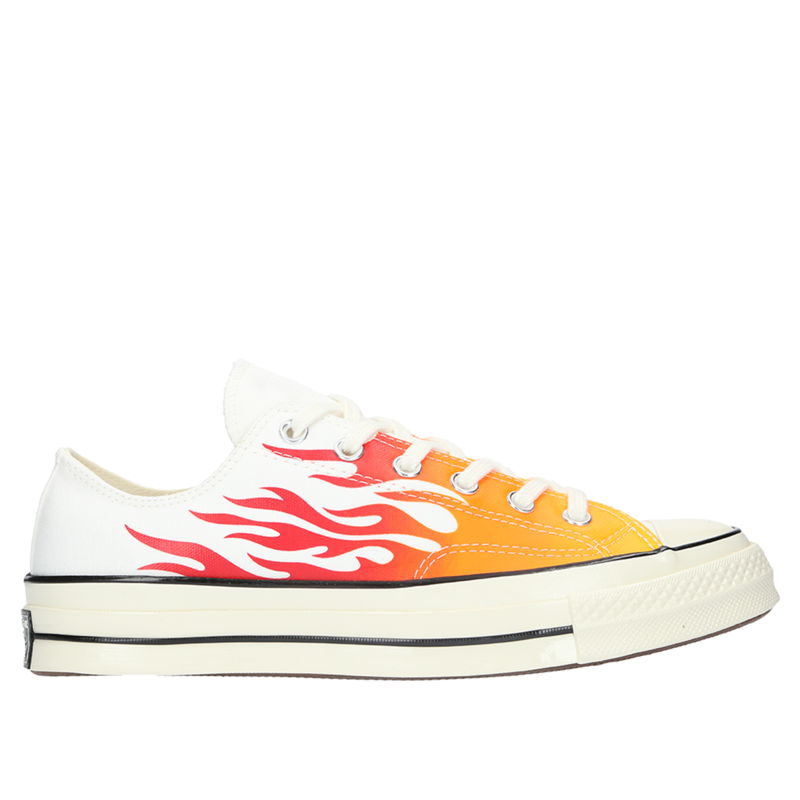 靴 converse chuck 70 ox flame Converse Chuck 70 OX Flames - White/Red | Garmentory