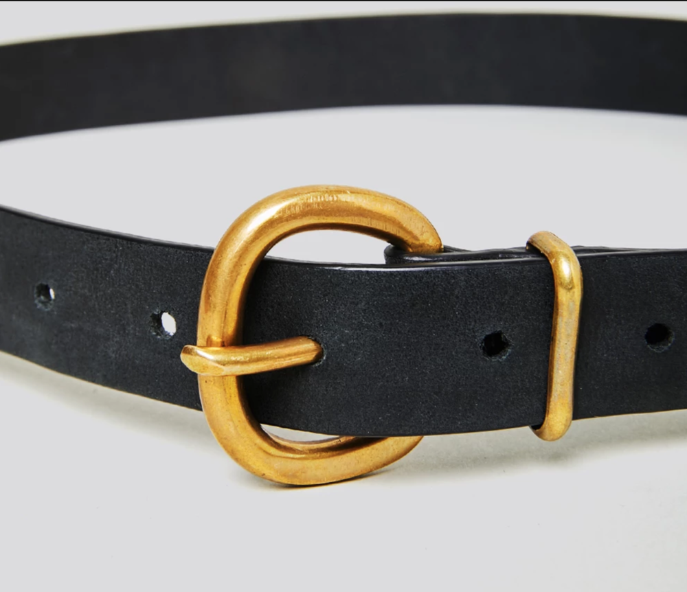 Rachel Comey Mini Estate Belt - Black/Brass | Garmentory display picture 1