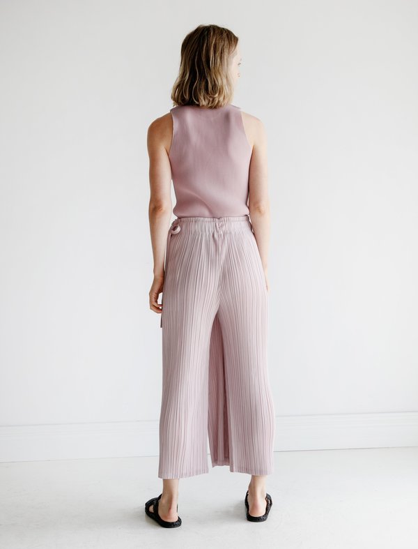 PLEATS PLEASE ISSEY MIYAKE Wrap Pants - Lilac | Garmentory