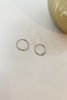 Maria Black Jewelry Basic Hoop Small Earrings - White Rhodium/Sterling Silver - Thumbnail 1