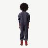 Kids The Animals Observatory Grasshopper Jumpsuit - Navy Blue Logo - Thumbnail 4
