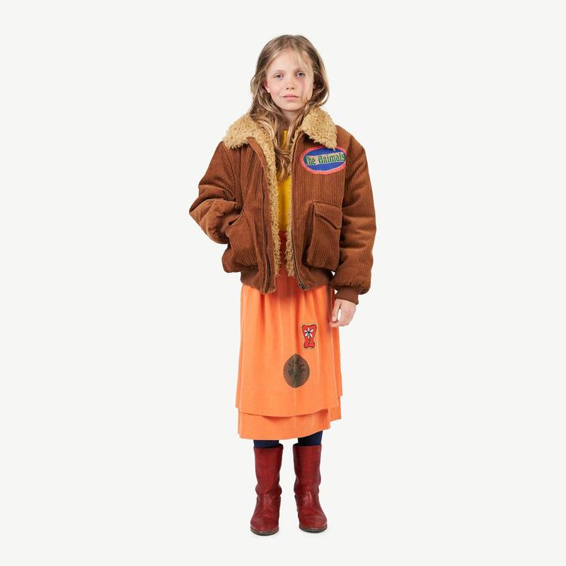 Kids The Animals Observatory Tiger Jacket - Deep Brown