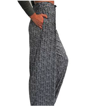 5TWO3 High-Waisted Palazzo Pants - Black/White 5TWO3 High-Waisted Palazzo Pants - Black/White