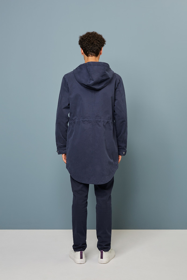 Wax London Tipton Parka - Navy | Garmentory
