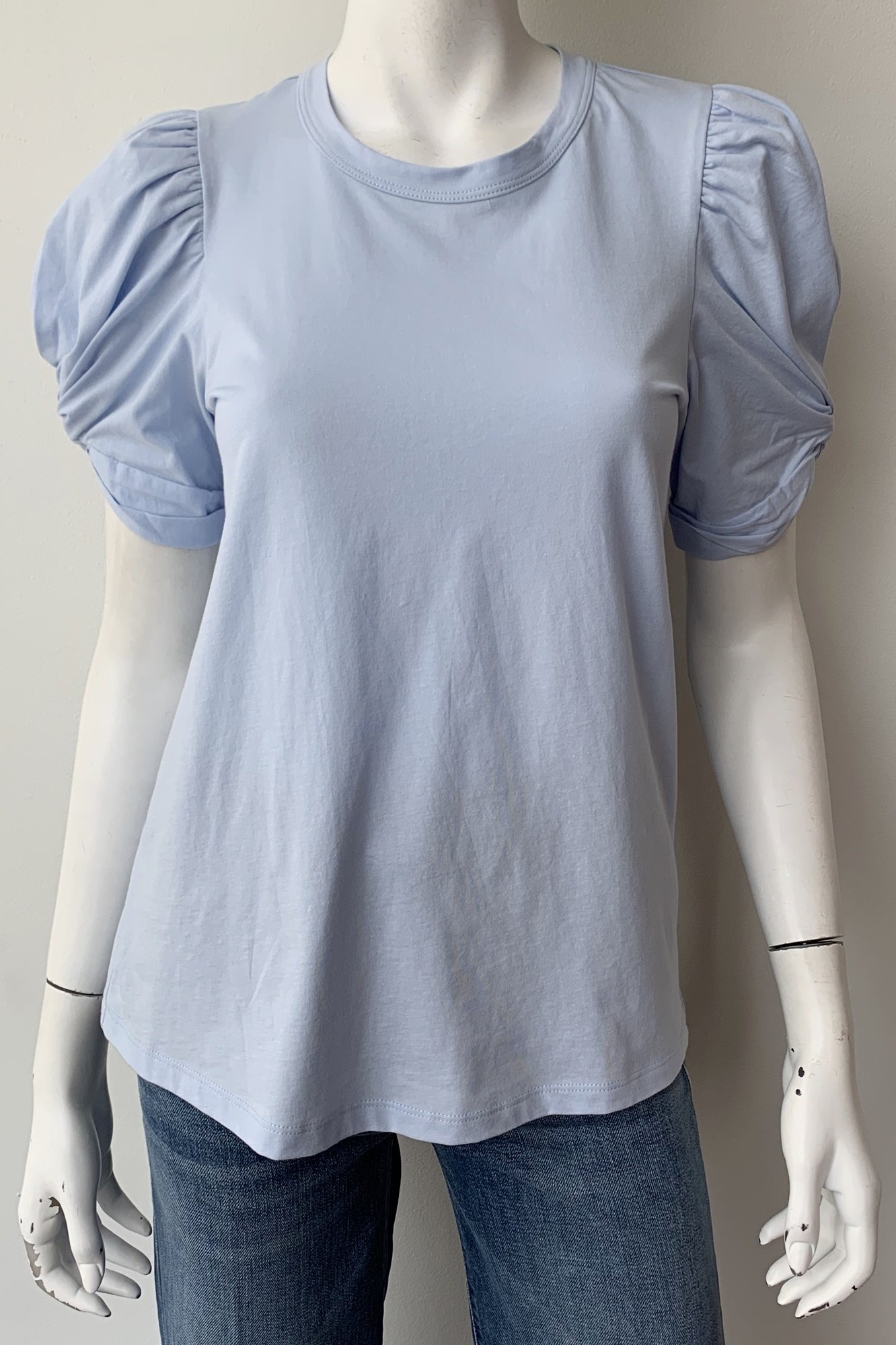 puff sleeve long sleeve tee