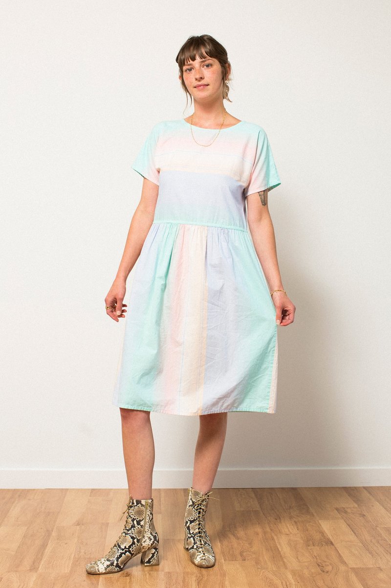 Preservation Vintage Drop-waist Dress - Pastel | Garmentory Preservation Vintage Drop-waist Dress - Pastel | Garmentory