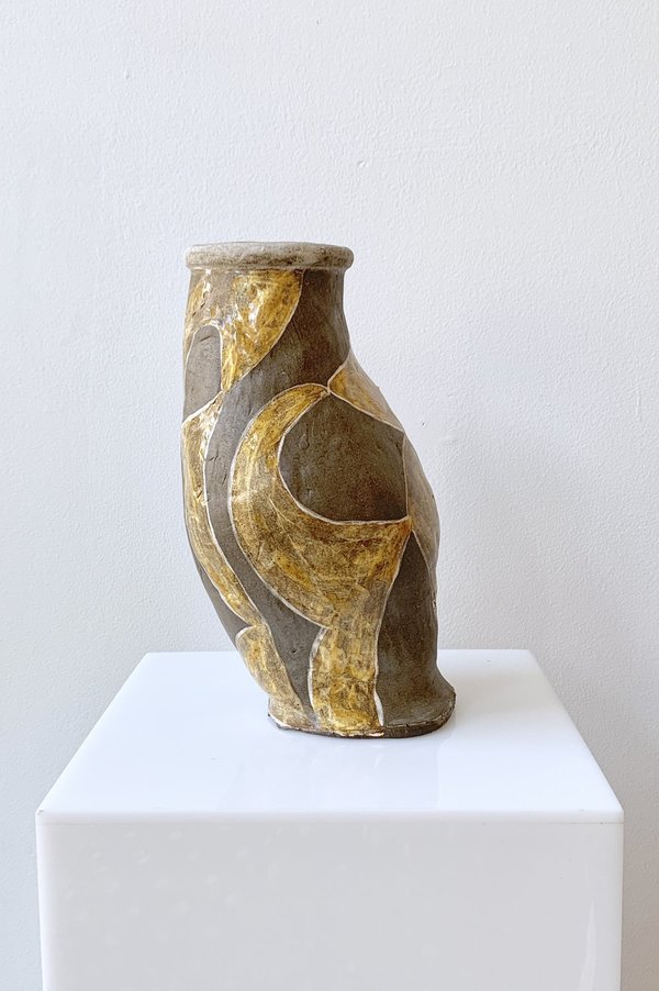 Jessica Hans Large Harlequin Vase - Yellow Jessica Hans Large Harlequin Vase - Yellow