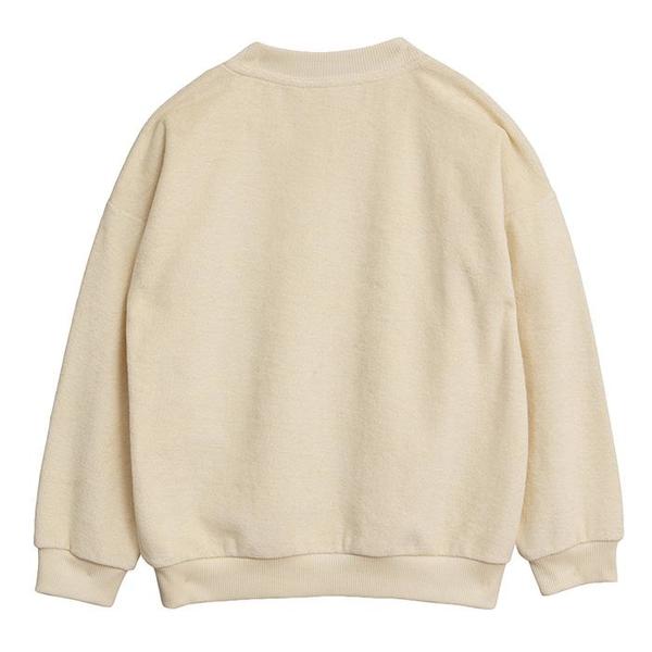 KIDS Mini Rodini Sweatshirt With Stay Weird Print - Off-White KIDS Mini Rodini Sweatshirt With Stay Weird Print - Off-White