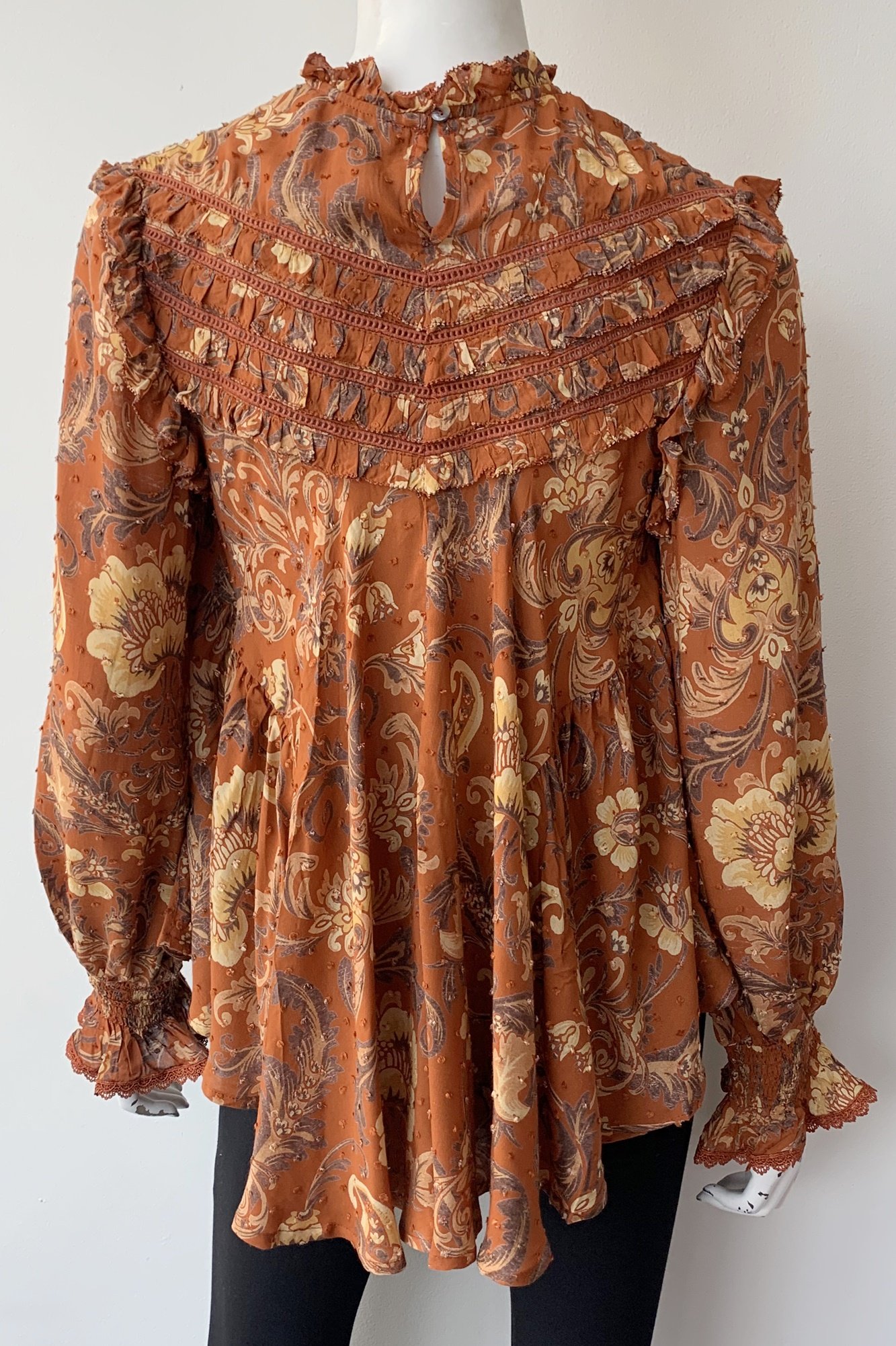 spell rae blouse black