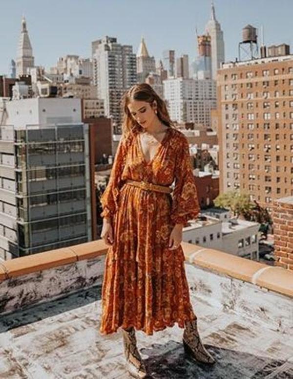 Spell & The Gypsy Collective Aurora Boho Dress - Burnt Ember | Garmentory