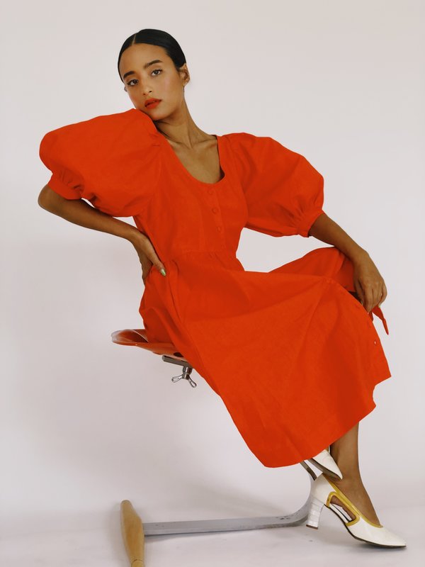 Hannah Kristina Metz Emma Dress - Poppy Hannah Kristina Metz Emma Dress - Poppy