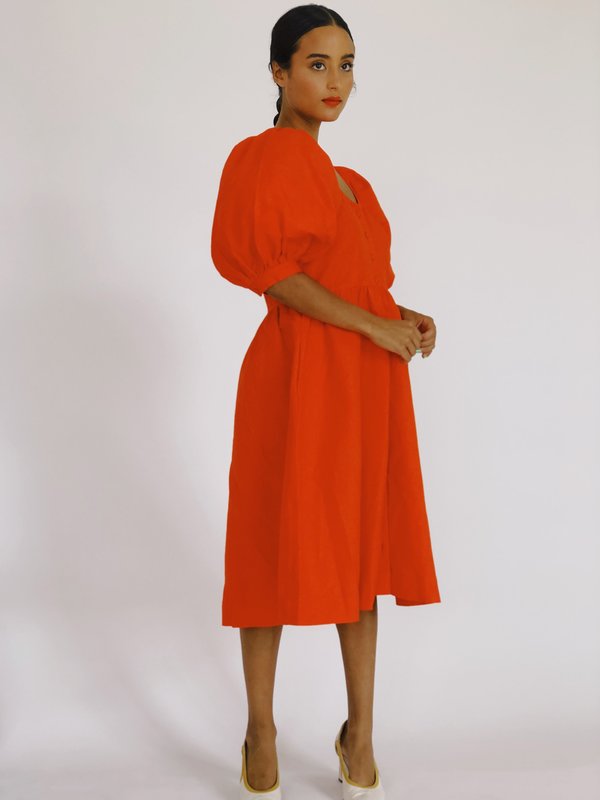 Hannah Kristina Metz Emma Dress - Poppy Hannah Kristina Metz Emma Dress - Poppy