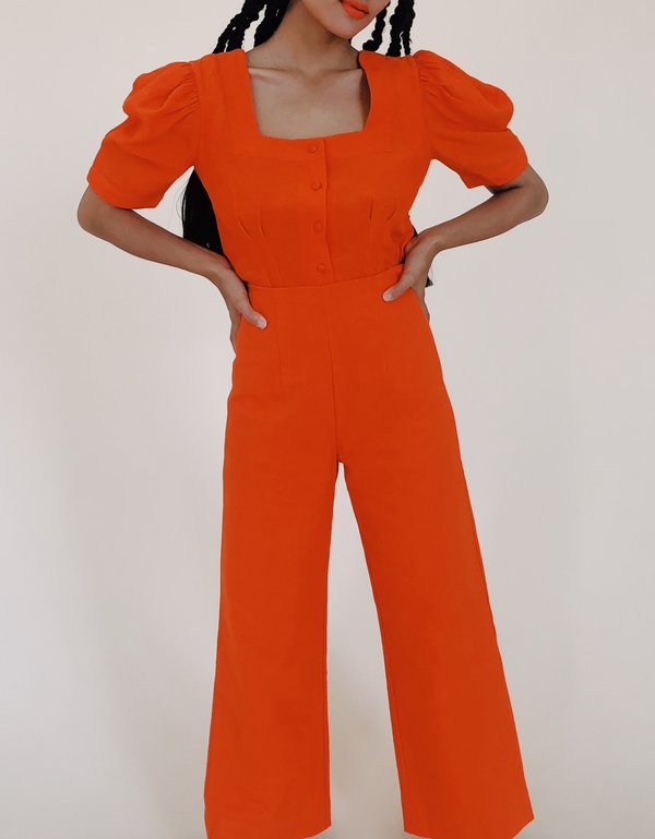 Hannah Kristina Metz Linen Harriet Blouse - POPPY Hannah Kristina Metz Linen Harriet Blouse - POPPY