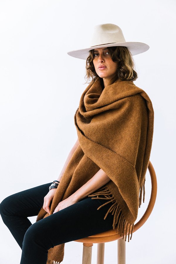 Pampashop Puna Oversized Scarf - Tobacco Pampashop Puna Oversized Scarf - Tobacco