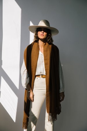 Pampashop Puna Oversized Scarf - Tobacco Pampashop Puna Oversized Scarf - Tobacco
