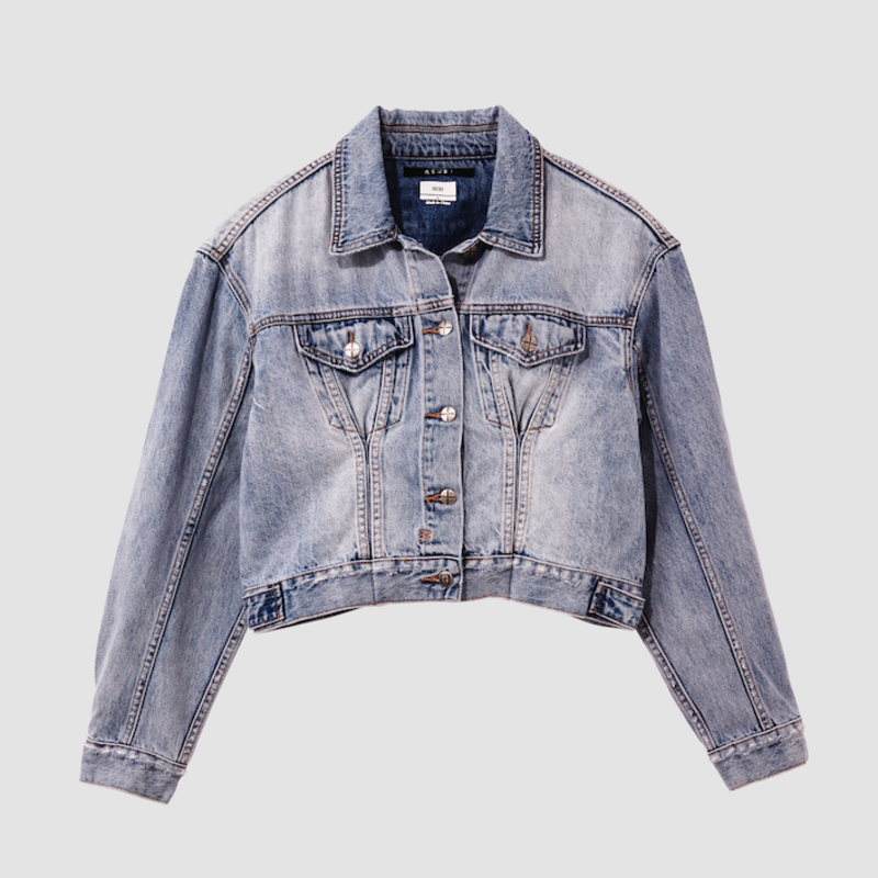 Ksubi Kendall Jenner Justify Denim Jacket Karma Flash Blue