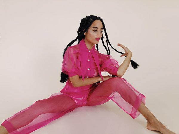 Hannah Kristina Metz Silk Organza Frank Pant - Fuchsia Hannah Kristina Metz Silk Organza Frank Pant - Fuchsia