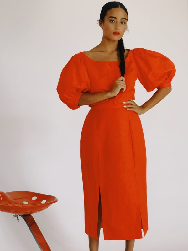 Hannah Kristina Metz Emma Skirt - Poppy Hannah Kristina Metz Emma Skirt - Poppy
