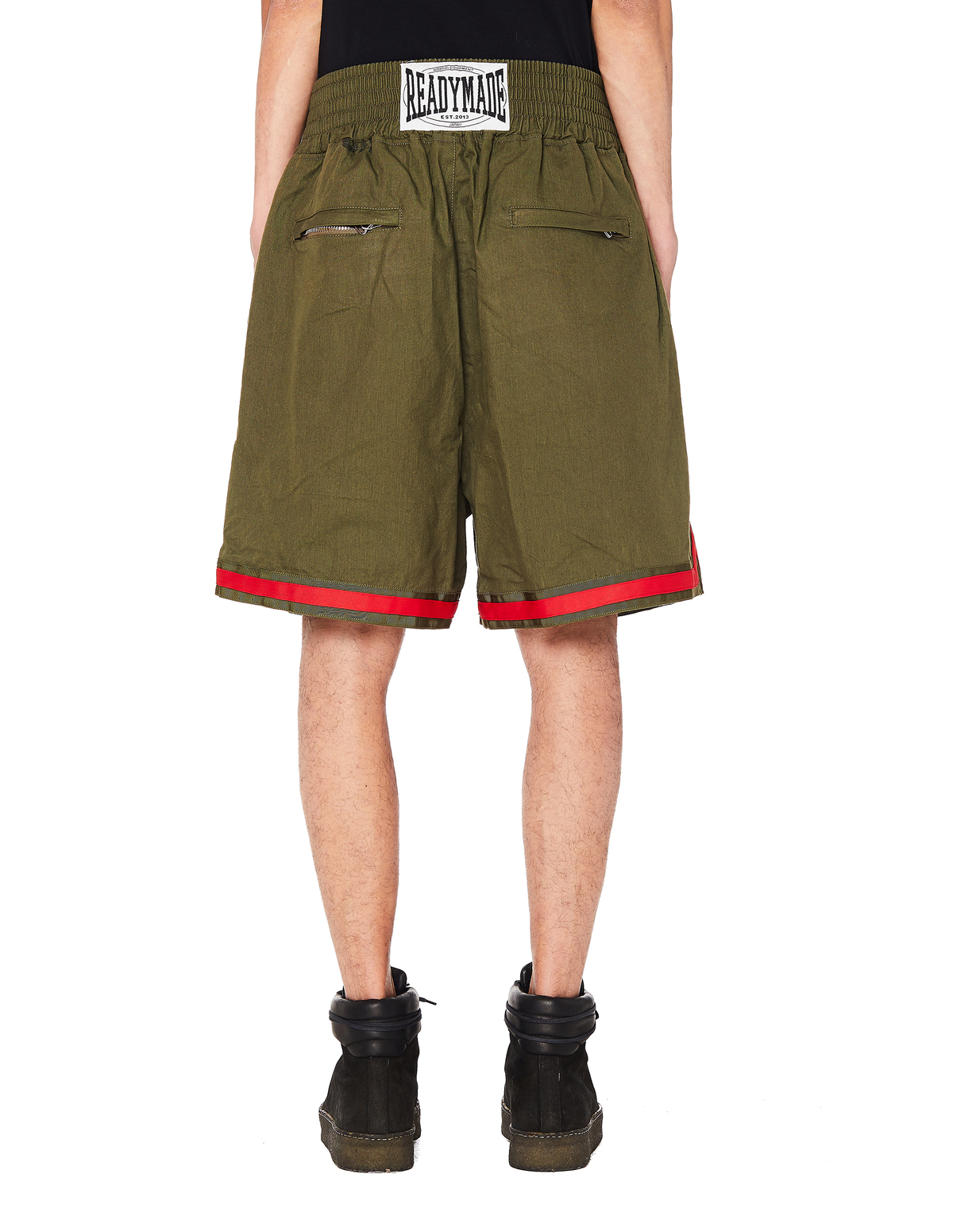 Readymade Cotton Boxing Shorts - Khaki | Garmentory