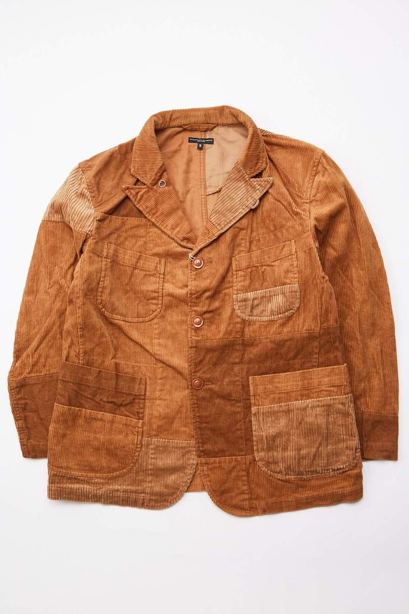 ジャケット・アウター Bedford Jacket - 8W Corduroy - Chestnut Engineered Garments Cotton 8W Corduroy Bedford Jacket