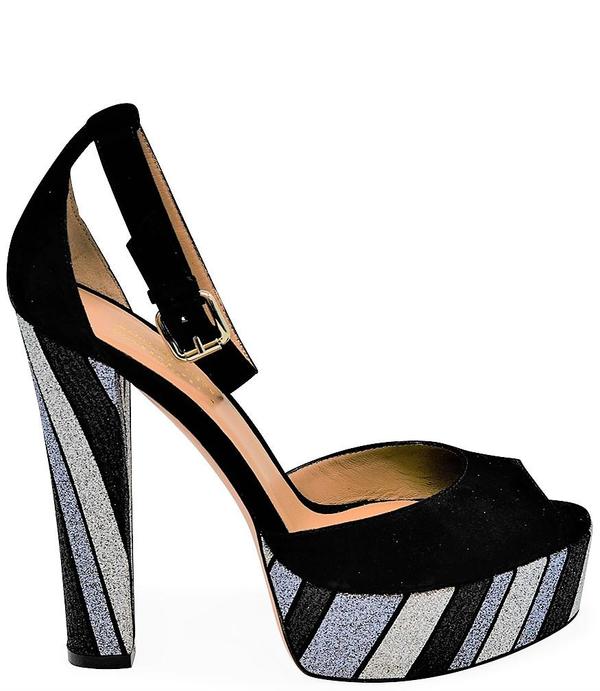 Madison Maison By Roberto Festa Suede Venezia Platform Heel - Black Madison Maison By Roberto Festa Suede Venezia Platform Heel - Black