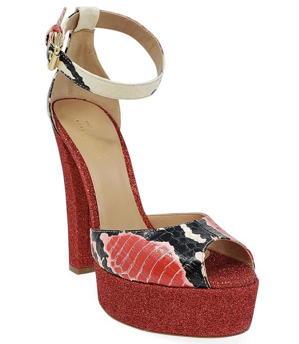Madison Maison By Roberto Festa Venezia Platform Heel - Red Madison Maison By Roberto Festa Venezia Platform Heel - Red