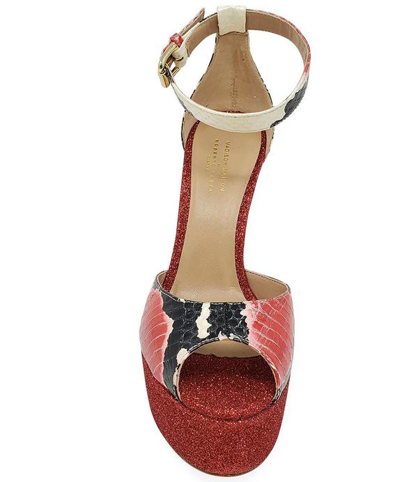 Madison Maison By Roberto Festa Venezia Platform Heel - Red Madison Maison By Roberto Festa Venezia Platform Heel - Red