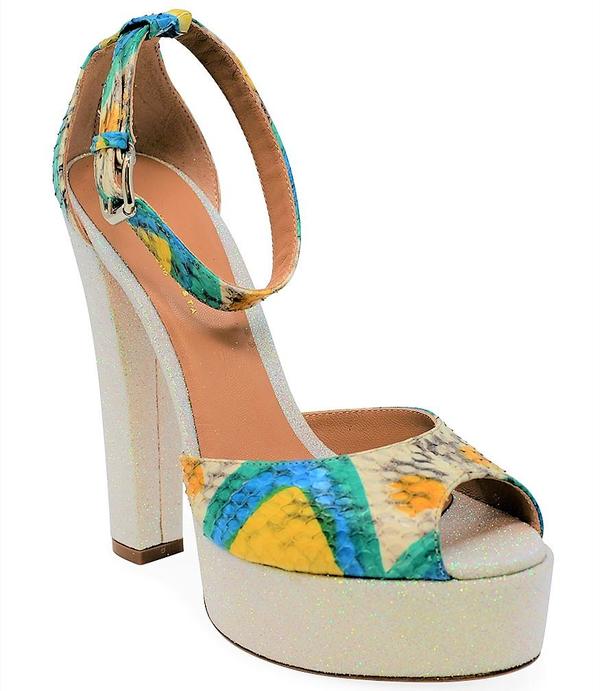 Madison Maison By Roberto Festa Venezia Platform Heel - Yellow Madison Maison By Roberto Festa Venezia Platform Heel - Yellow
