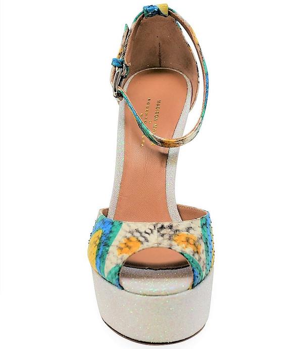Madison Maison By Roberto Festa Venezia Platform Heel - Yellow Madison Maison By Roberto Festa Venezia Platform Heel - Yellow