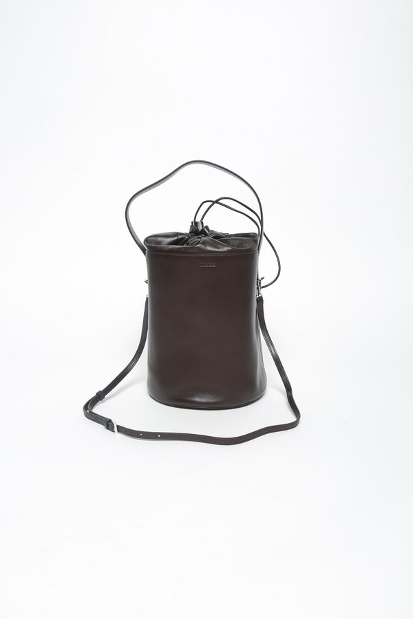 Jil Sander Medium Soft Drawket Bag - Chocolate Brown | Garmentory
