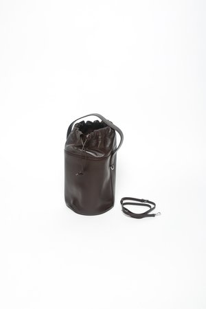 Jil Sander Medium Soft Drawket Bag - Chocolate Brown | Garmentory