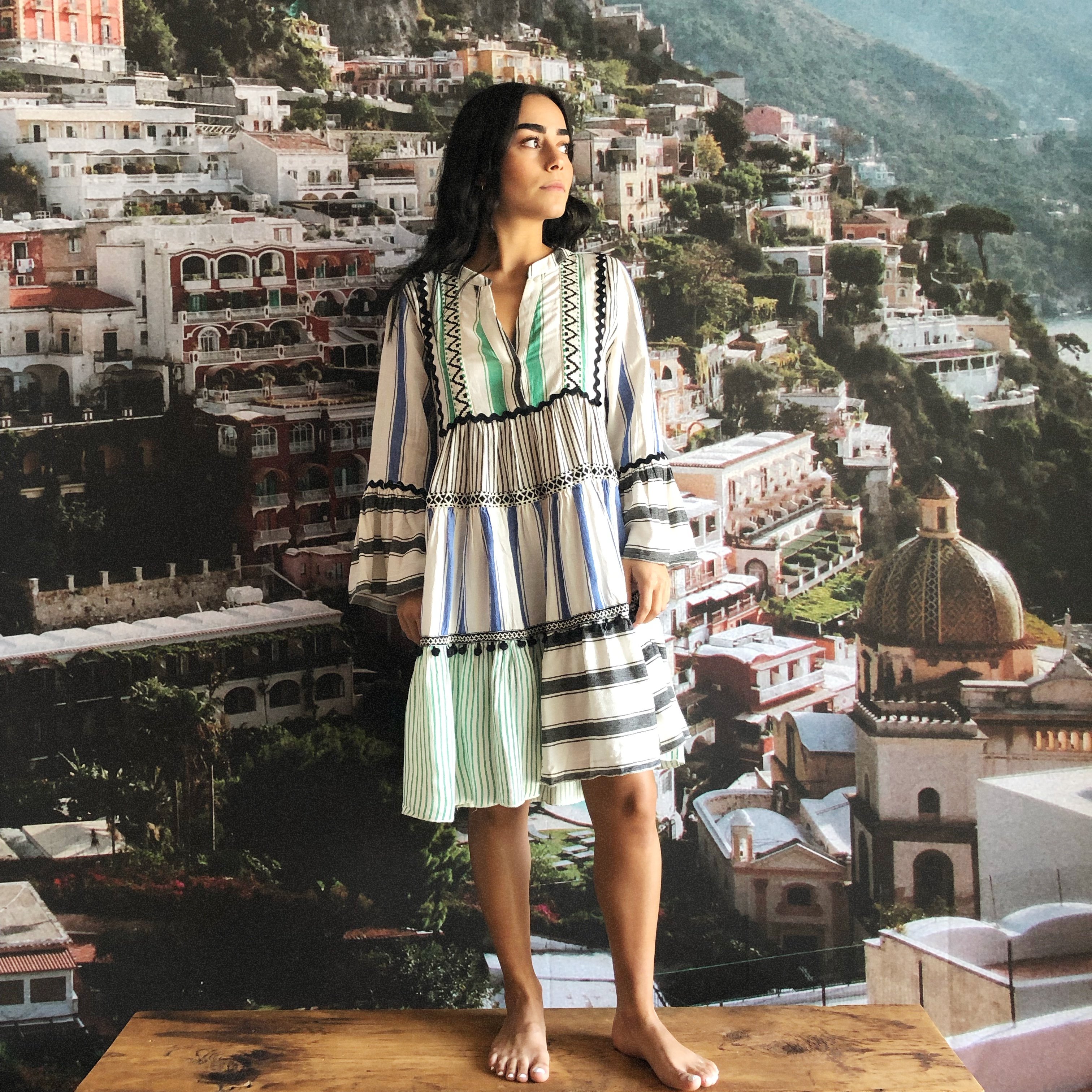 devotion green dress Triada - polyester / other fibers