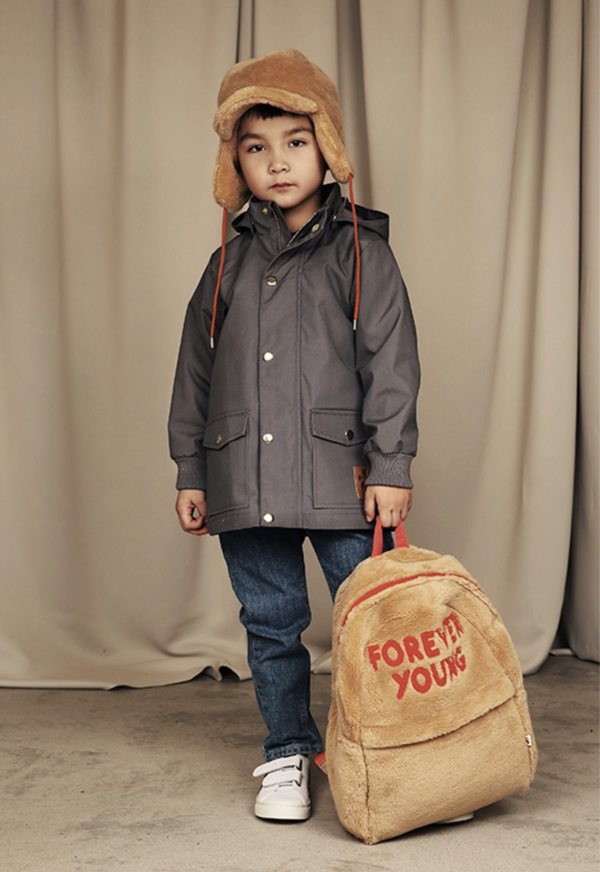 Kids Mini Rodini Forever Young Faux Fur Backpack Garmentory