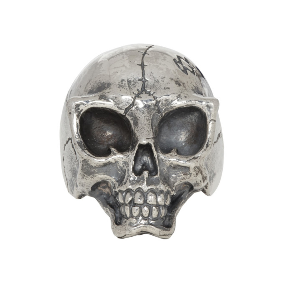 Yohji Yamamoto ALIEN SKULL RING - sterling silver | Garmentory