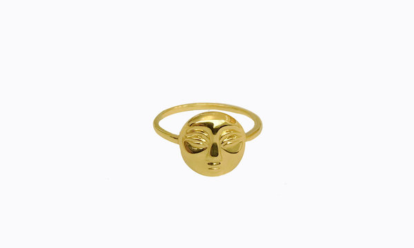 Eyland Phoebe moon ring - gold Eyland Phoebe moon ring - gold
