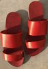 KYMA Delos Two Strap Sandal - Red - Thumbnail 3
