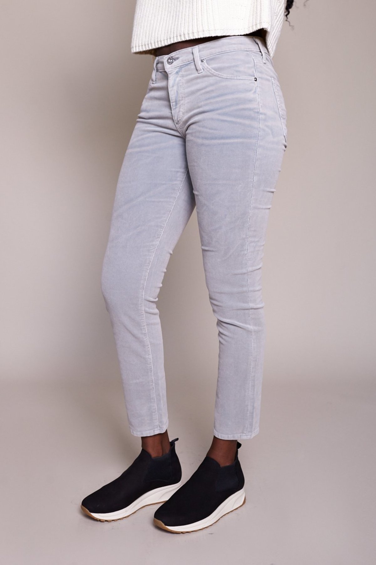 AG Jeans Prima Ankle Cord Pants - Neu Wave - Image 2 of 5