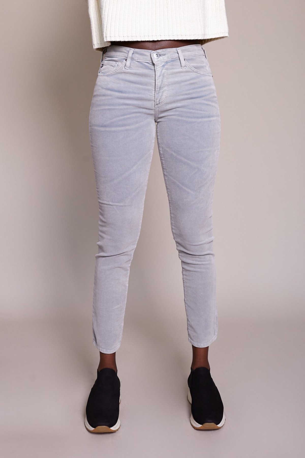 AG Jeans Prima Ankle Cord Pants - Neu Wave - Image 3 of 5