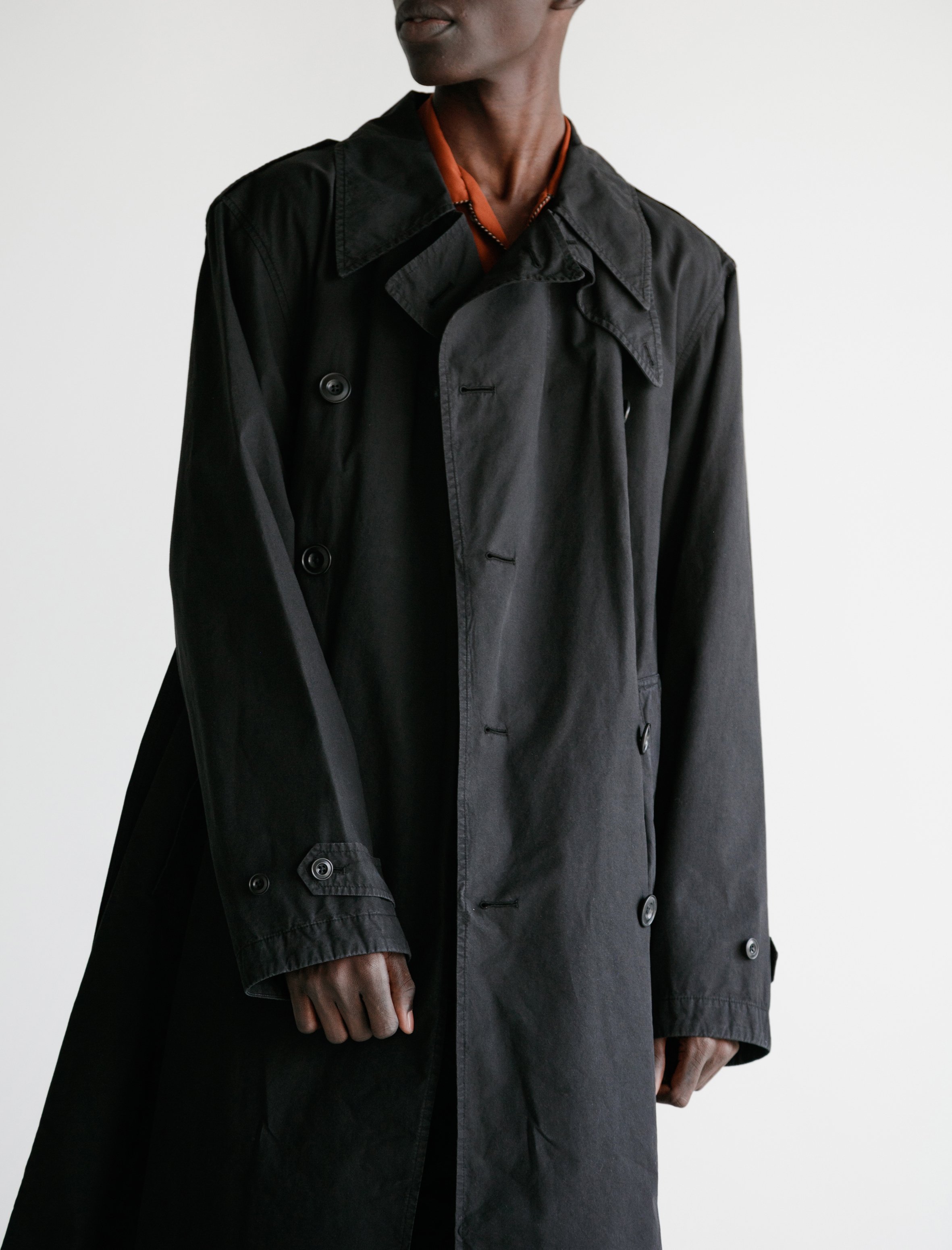 Lemaire Trench Coat Black Garmentory