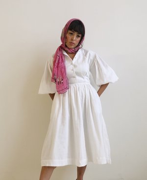 Hannah Kristina Metz Fairfax Dress - White Hannah Kristina Metz Fairfax Dress - White