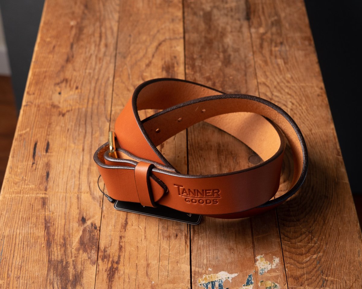 Tanner Goods Standard Belt - Saddle Tan | Garmentory display picture 1