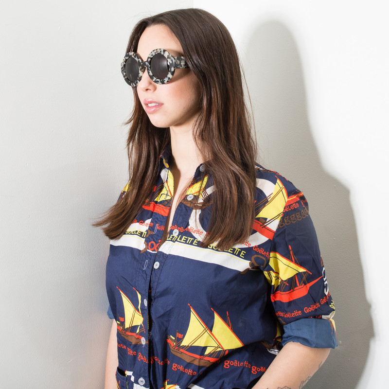 Valley Eyewear ISO leather scapula sunglasses Valley Eyewear Scapula Sunglasses | Garmentory main image 3